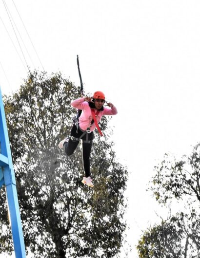 free fall jumping activity in mussoorie