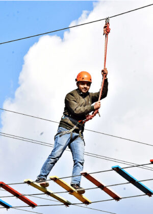 High Rope Course Activities in mussoorie